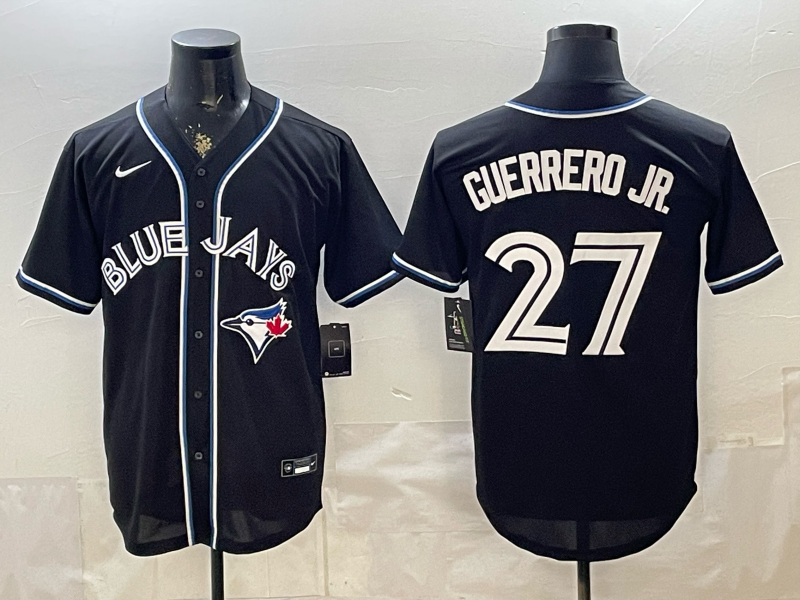Men 2026 Toronto Blue Jays #27 Guerrero Jr. black Game Nike MLB Jersey 052703